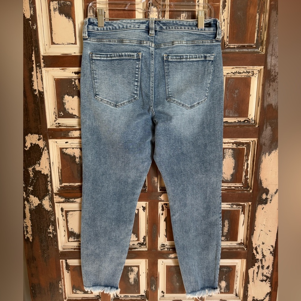 Women's Liverpool Skinny Crop Blue Jeans - Size 30(10) - Picture 6 of 14